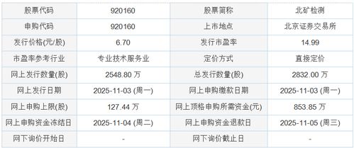 今日申購北礦檢測，技術服務與技術推廣雙輪驅動